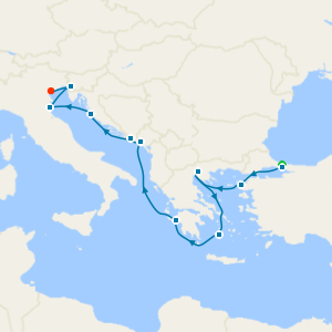 Hellenic-Dalmatian Tapestry with Istanbul and Venice Stays