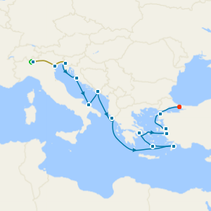 Lake Como and Venice Stays with Ancient Isles & Empires from Trieste to Istanbul