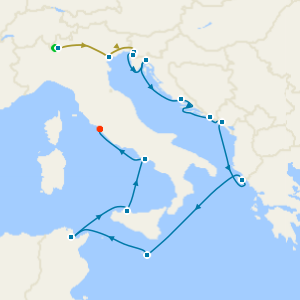 Lake Como and Venice Stays with Glories of the Adriatic Cruise from Trieste