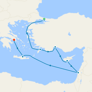 Aegean & Holy Land from Istanbul with Stay