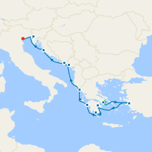 Hellenic to Venetian Shores with Athens and Venice Stays