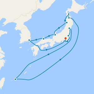 Blossoms & Blue Horizons from Tokyo - Fly Cruise