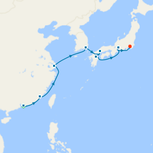 China, South Korea & Japan Explorer from Hong Kong to Tokyo with Stay 