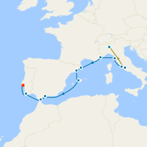 Swiss Alps, Bernina Red Train and Renaissance to Algarve Sun with Milan and Rome Stays