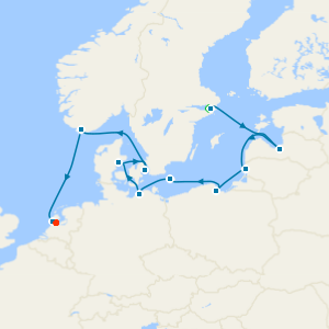 Jewels of Northern Europe from Stockholm to Amsterdam (Ijmuiden) with Stays