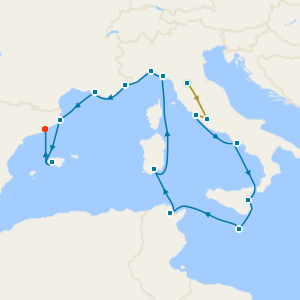 Mediterranean Masterpieces Cruise with Florence and Rome Stays