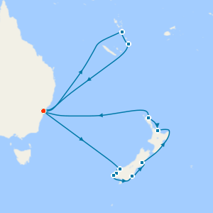 Sydney's Opera House, South Pacific and New Zealand Explorer with Stay