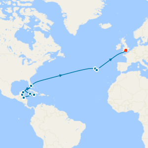 NFL -Miami Dolphins Vs Los Angeles Chargers with Eastern Caribbean from Miami to Southampton