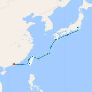 Tokyo, Pacific Shores and Temples to Hong Kong with Stays