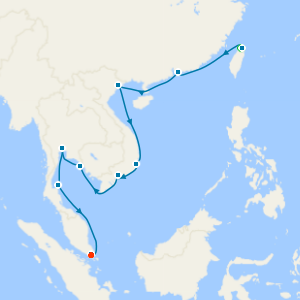 Taipei and Empires of the Eastern Sea to Singapore with Stays