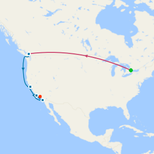 Toronto, Niagara Falls & Pacific Wine Country from Vancouver with Stays