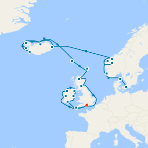 British Isles & Viking Fjords Explorer from Copenhagen with Stay
