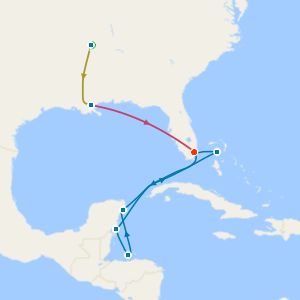 Music Cities of the Deep South with Tours & Western Caribbean and Perfect Day Cruise from Miami