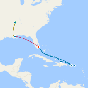 Music Cities of the Deep South with Tours & Eastern Caribbean Cruise from Miami