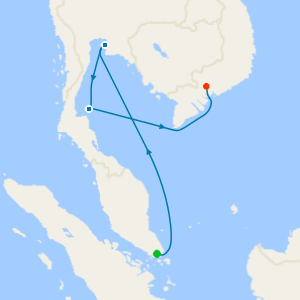 Singapore, Thailand & Vietnam from Singapore to Ho Chi Minh City