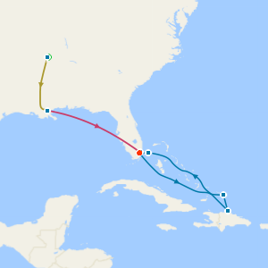 Music Cities of the Deep South with Tours & Miami to Grand Turk Cruise: Halloween Edition