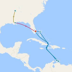 Music Cities of the Deep South with Tours & Southern Caribbean & Perfect Day from Ft. Lauderdale