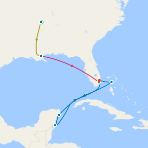 Music Cities of the Deep South with Tours & Western Caribbean & Perfect Day from Ft. Lauderdale