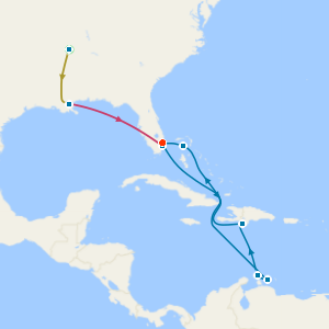 Music Cities of the Deep South with Tours & Southern Caribbean & Perfect Day from Ft. Lauderdale