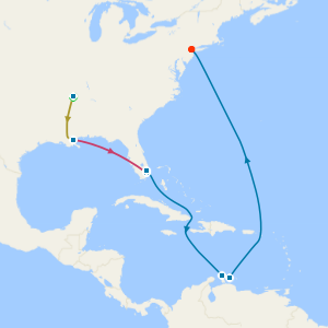 Music Cities of the Deep South with Tours & Eastern Caribbean from Ft. Lauderdale