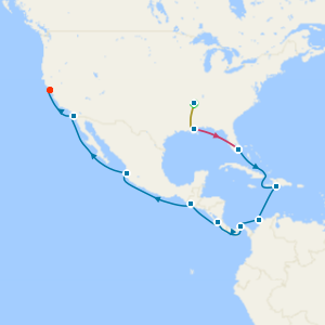 Music Cities of the Deep South with Tours & Panama Canal from Miami