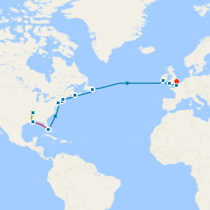 Music Cities of the Deep South with Tours & Transatlantic from Miami to London Tilbury