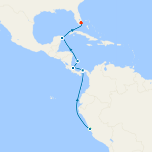 Peru & Central America from Lima to Miami with Stay