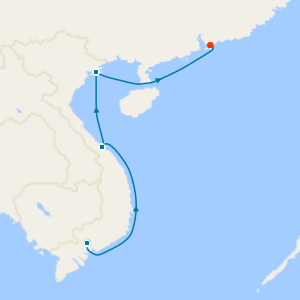 Ho Chi Minh City Stay, Vietnam Intensive cruise to Hong Kong