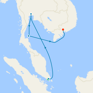Singapore Stay, Thailand & Vietnam from Singapore to Ho Chi Minh City