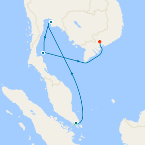 Singapore Stay, Thailand & Vietnam from Singapore to Ho Chi Minh City