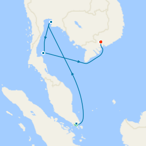 Singapore, Thailand & Vietnam from Singapore to Ho Chi Minh City with Stays