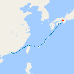 Hong Kong Stay, Symphony of Lights Cruise & Taiwan & Japan cruise