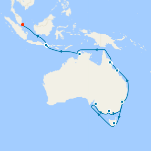 Sydney Stay, Hunter Valley Vineyards, Australia's Wine Route and Indonesia to Singapore