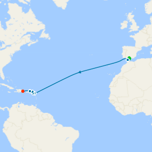 Voyage to the Tropics from Malaga to La Romana