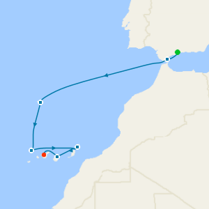 Canarian Collection from Malaga to Tenerife