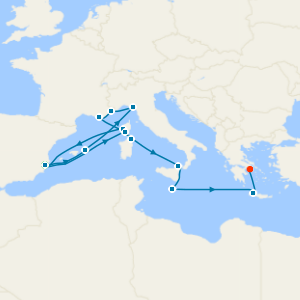 Scenic Rivieras & Mediterranean Islands from Alicante