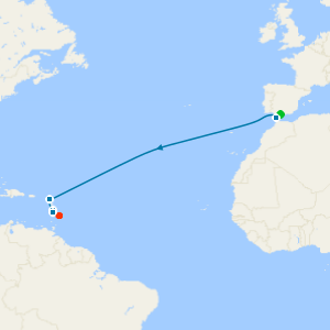 Sailing to Sunsets from Malaga to Barbados