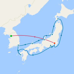 Cherry Blossom Pathways with Seoul and Tokyo Stays