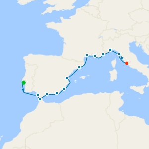 Serenity Awaits from Lisbon to Rome (Civitavecchia)
