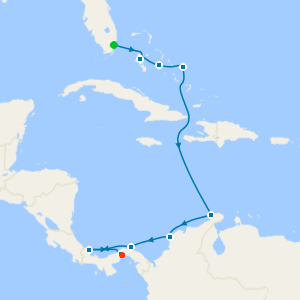Voyage of the Tropics: Bahamas, Caribbean & Panama Canal from Miami