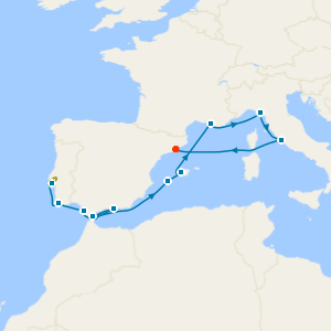 Italy, France & Spain from Lisbon with Stay