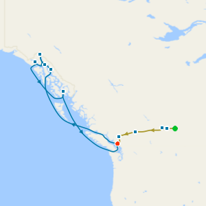 Western Canada Coach Tour & Alaska Inside Passage from Vancouver