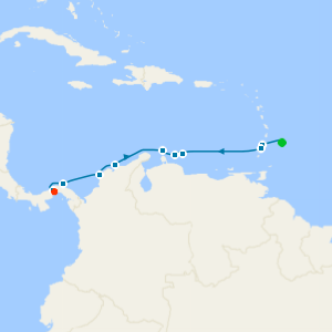 Grenadines, Colombia & Panama Canal Transit from Barbados