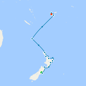 New Zealand, Norfolk Island & Fiji’s Coastal Treasures from Christchurch