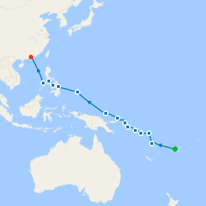 Fiji to Hong Kong: Isles of Papua, Palau & the Philippines from Lautoka