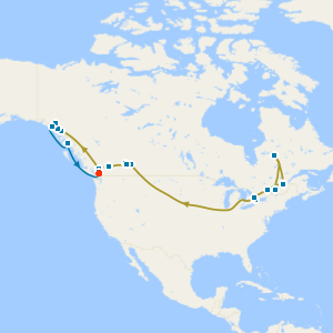Canadian Contrasts Tour & Alaska Inside Passage from Vancouver