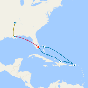 Music Cities of the Deep South with Tours & Caribbean Cruise and Great Stirrup Cay from Miami
