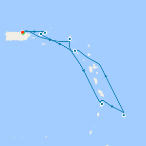 Caribbean Round-Trip from San Juan with Stay