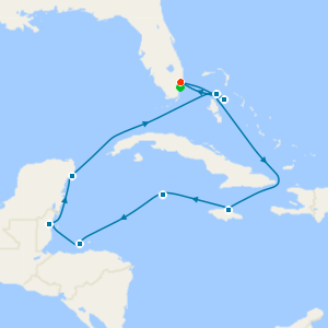 Western Caribbean with Miami Beach Stay