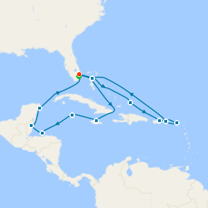 Eastern & Western Caribbean with Miami Beach Stay
